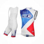 2016 Chalecos Cortavientos FDJ Rojo Blanco