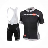 2016 Ropa Ciclismo Castelli Blanco Negro Mangas Corta y Culotte Corto