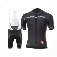 2016 Ropa Ciclismo Castelli Cervelo Negro Mangas Corta y Culotte Corto