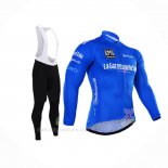 2016 Ropa Ciclismo Giro d'Italia Azul Blanco Mangas Largas y Culotte Lunga