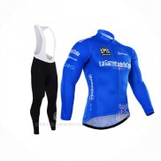 2016 Ropa Ciclismo Giro d'Italia Azul Blanco Mangas Largas y Culotte Lunga