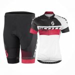 2016 Ropa Ciclismo Scott Negro Blanco Mangas Corta Y Culotte Corto