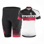 2016 Ropa Ciclismo Scott Negro Blanco Mangas Corta Y Culotte Corto