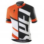 2016 Ropa Ciclismo Specialized Blanco Naranja Manica Corta