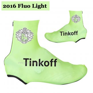 2016 Saxo Bank Tinkoff Cubrezapatillas Ciclismo Verde