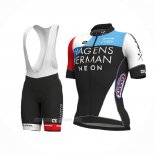 2018 Ropa Ciclismo Axeon Prs Negro Rojo Mangas Corta Y Culotte Corto