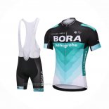 2018 Ropa Ciclismo Bora Verde Negro Mangas Corta y Culotte Corto