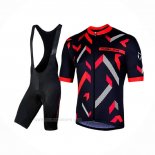 2019 Ropa Ciclismo Nalini Descesa 2.0 Negro Rojo Mangas Corta Y Culotte Corto