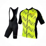 2019 Ropa Ciclismo Nalini Podio 2.0 Negro Amarillo Mangas Corta Y Culotte Corto