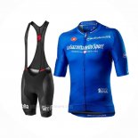 2020 Ropa Ciclismo Giro d'Italia Azul Mangas Corta y Culotte Corto