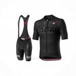 2020 Ropa Ciclismo Giro d'Italia Negro Mangas Corta y Culotte Corto