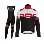 2020 Ropa Ciclismo Nalini Negro Blanco Rojo Mangas Largas Y Culotte Lunga(2)