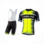 2021 Ropa Ciclismo Nalini Amarillo Mangas Corta Y Culotte Corto