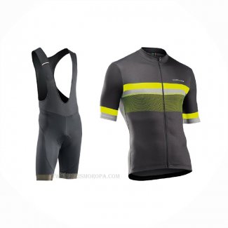 2021 Ropa Ciclismo Northwave Amarillo Mangas Corta y Culotte Corto