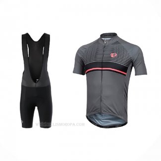 2021 Ropa Ciclismo Pearl Izumi Profundo Gris Mangas Corta y Culotte Corto