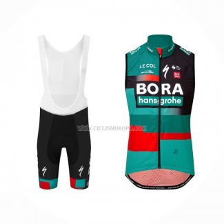 2023 Chalecos Cortavientos Bora-hansgrone Verde Mangas Cortas y Culotte Corto