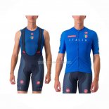 2023 Ropa Ciclismo Giro d'Italia Azul Mangas Cortas y Culotte Corto