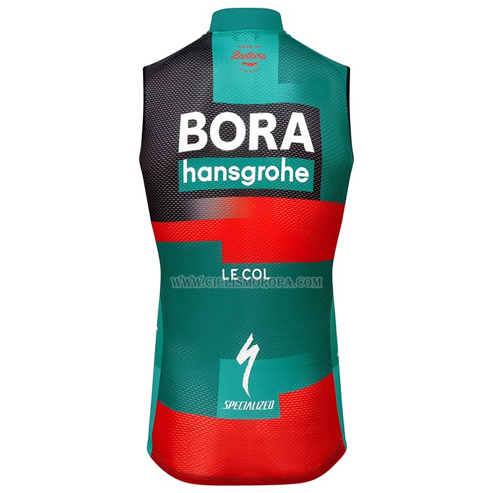 2023 Chalecos Cortavientos Bora-Hansgrone Verde Mangas Cortas y Culotte Corto