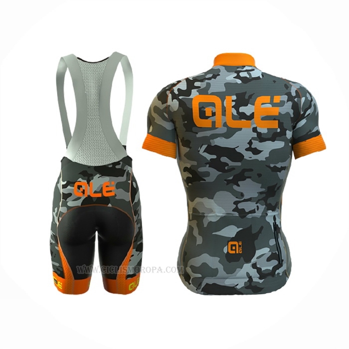 2016 Ropa Ciclismo ALE Naranja Gris Mangas Corta y Culotte Corto