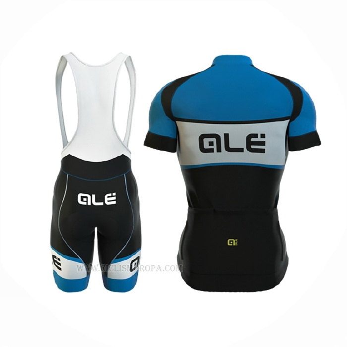2016 Ropa Ciclismo ALE Negro Azul Mangas Corta y Culotte Corto