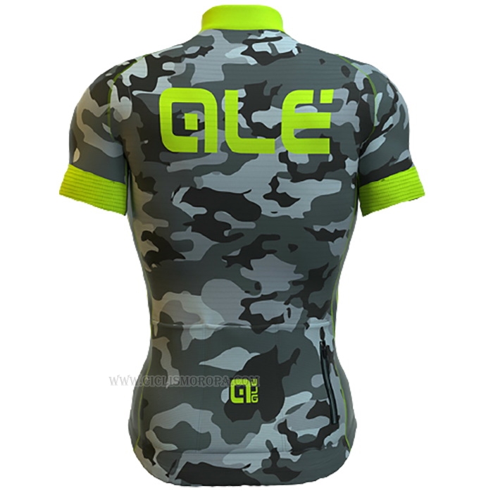 2016 Ropa Ciclismo ALE Verde Gris Mangas Corta y Culotte Corto