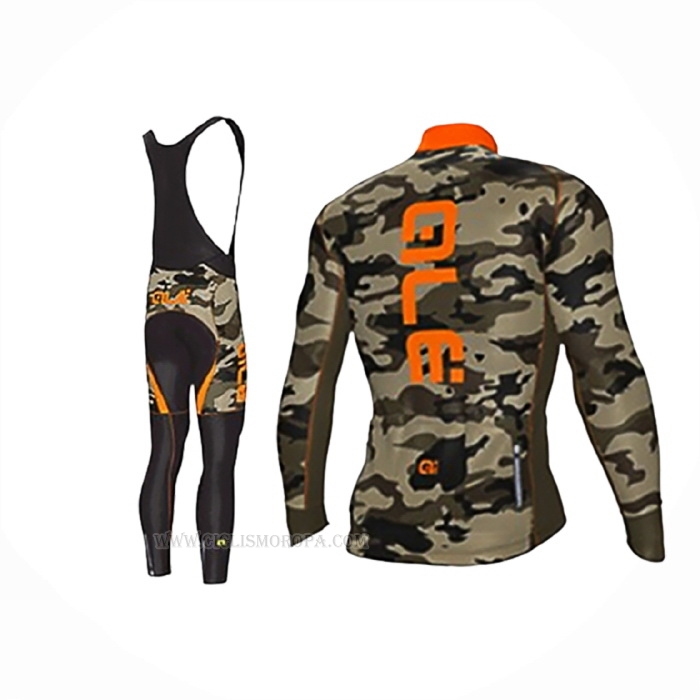 2017 Ropa Ciclismo ALE Camo Mangas Largas y Culotte Lunga