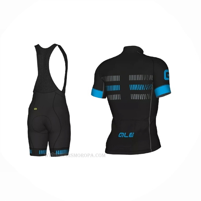 2021 Ropa Ciclismo ALE Azul Gris Mangas Corta y Culotte Corto