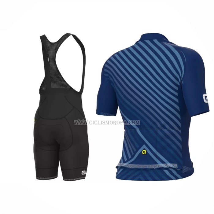 2022 Ropa Ciclismo ALE Azul Blanco Mangas Cortas y Culotte ioui015