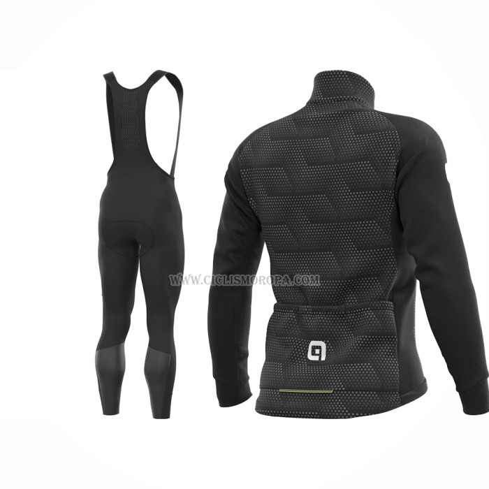2022 Ropa Ciclismo ALE Negro Mangas Largas y Culotte ioui023