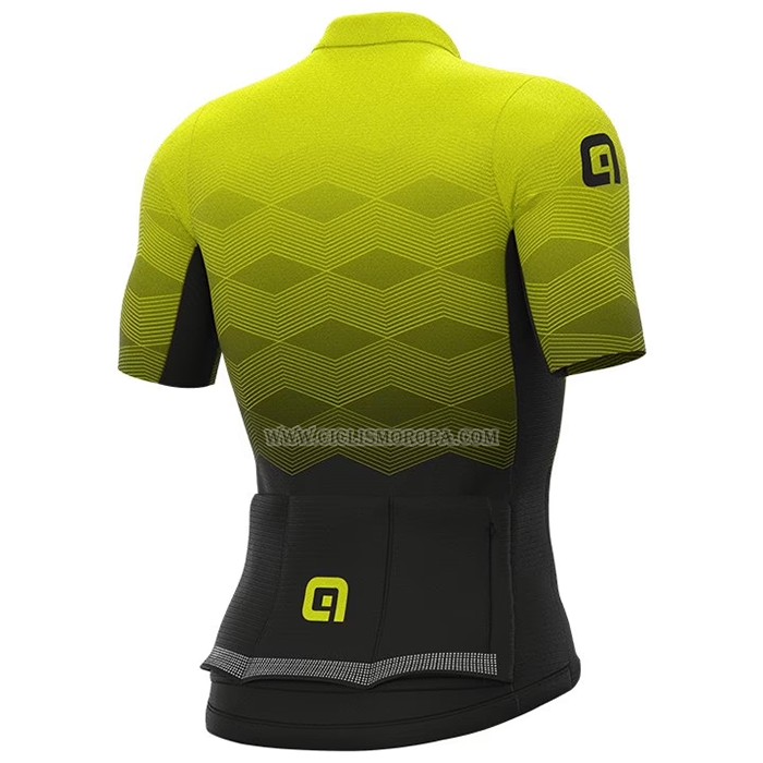 2023 Ropa Ciclismo ALE AMarillo Mangas Cortas y Culotte Corto