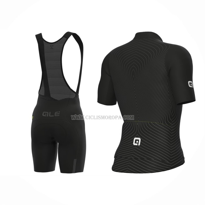 2023 Ropa Ciclismo ALE Negro Mangas Cortas y Culotte Corto