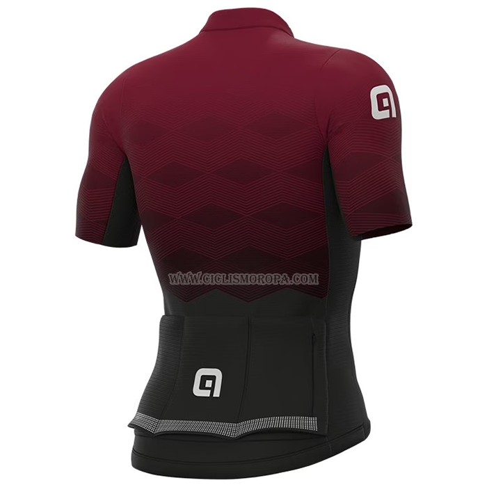 2023 Ropa Ciclismo ALE Rojo Mangas Cortas y Culotte Corto