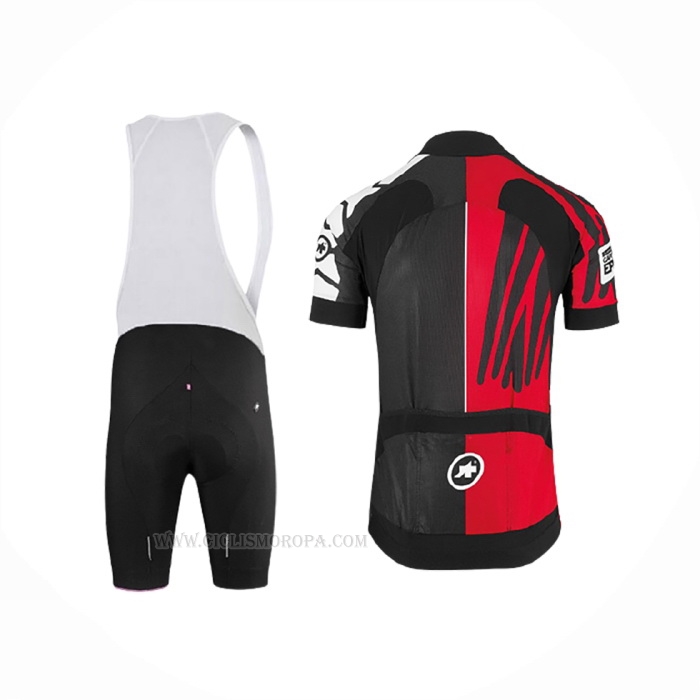 2018 Ropa Ciclismo Assos Ss.capeepicxc Rojo Mangas Corta y Culotte Corto
