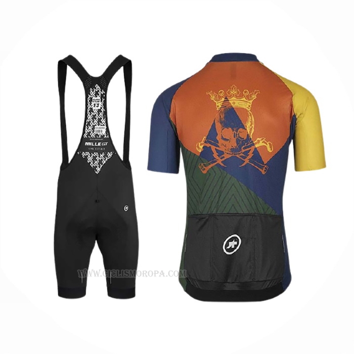 2020 Ropa Ciclismo Assos Fastlane Wyndymilla Amarillo Verde Mangas Corta y Culotte Corto