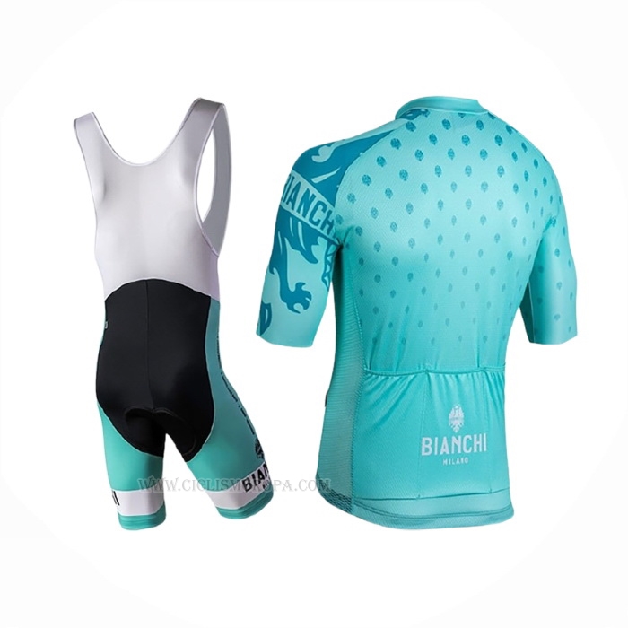 2019 Ropa Ciclismo Bianchi Mtx Verde Mangas Corta y Culotte Corto
