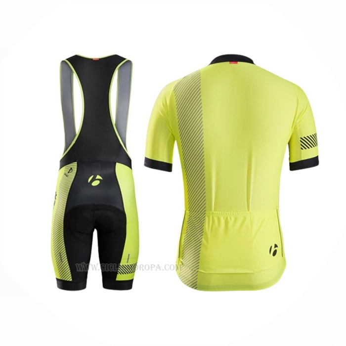 2016 Ropa Ciclismo Bontrager Negro Amarillo Mangas Corta y Culotte Corto