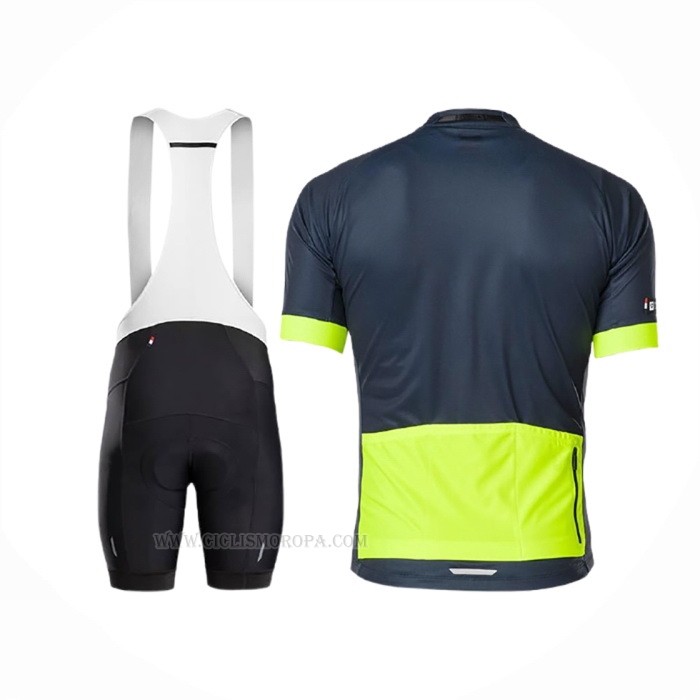 2020 Ropa Ciclismo Bontrager Amarillo Profundo Azul Mangas Corta y Culotte Corto