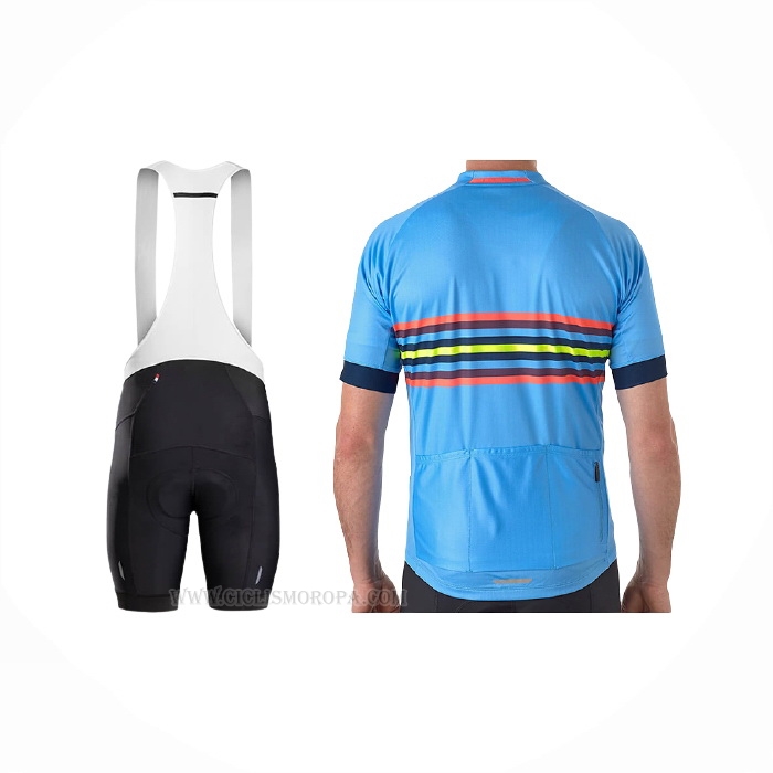 2021 Ropa Ciclismo Bontrager Azul Mangas Corta y Culotte Corto