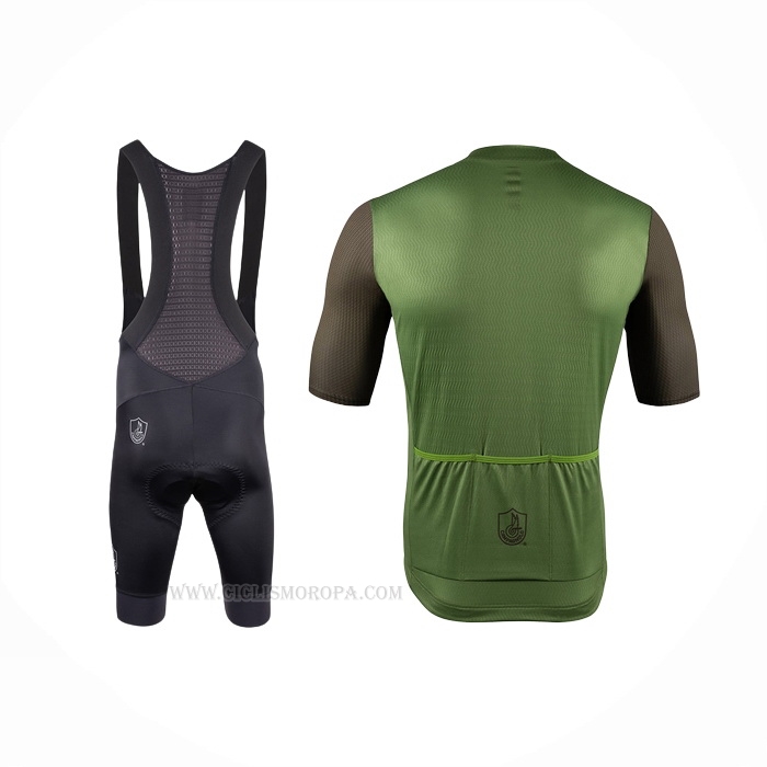 2022 Ropa Ciclismo Campagnolo Verde Mangas Corta y Culotte Corto