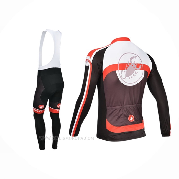 2013 Ropa Ciclismo Castelli Fucsia Mangas Largas y Culotte Lunga