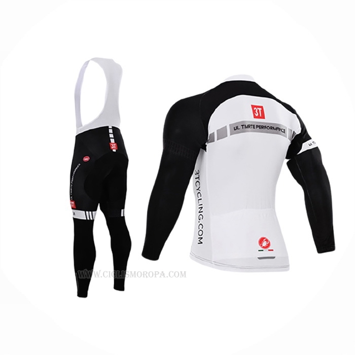 2015 Ropa Ciclismo Castelli Profundo Negro Mangas Largas y Culotte Lunga