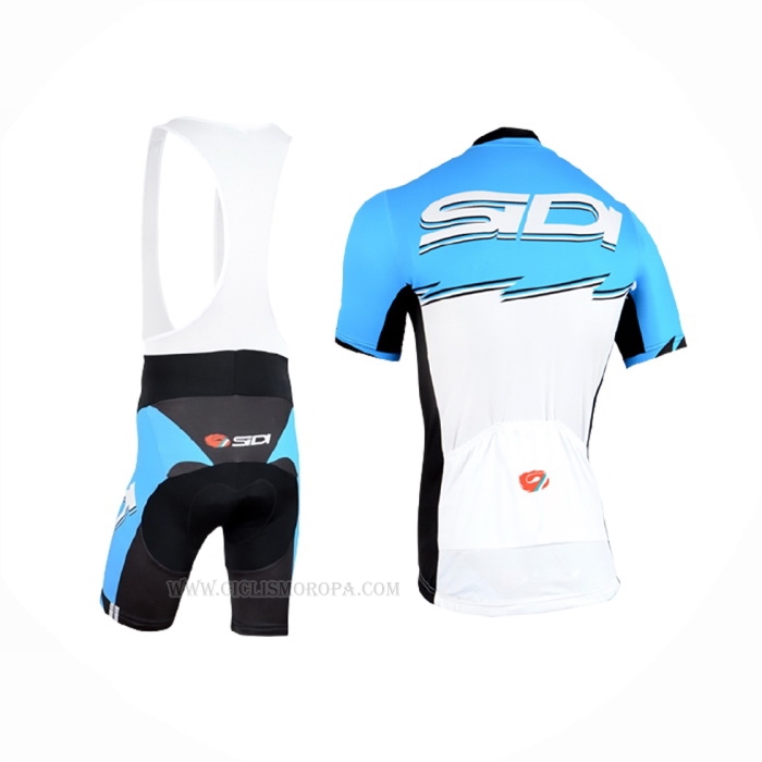 2015 Ropa Ciclismo Castelli SIDI Azur Blanco Mangas Corta y Culotte Corto
