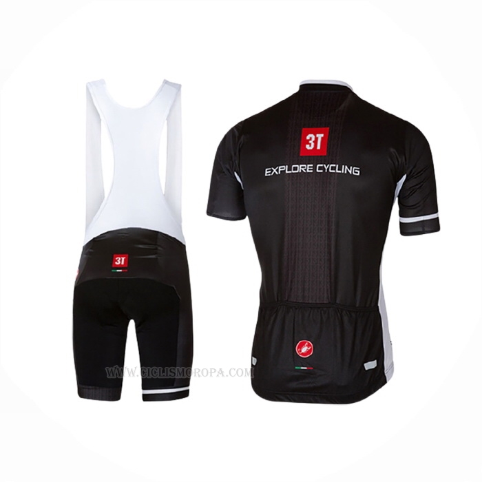 2017 Ropa Ciclismo Castelli Profundo Negro Mangas Corta y Culotte Corto