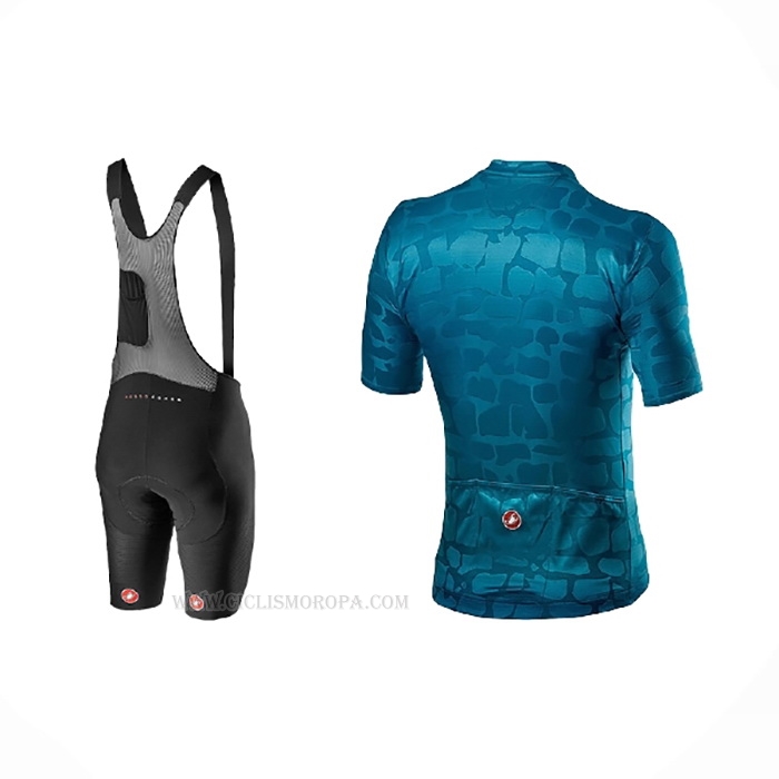 2021 Ropa Ciclismo Castelli Profundo Azul Mangas Corta y Culotte Corto