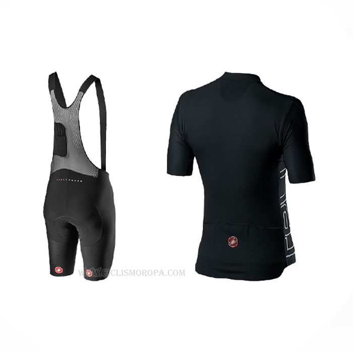 2021 Ropa Ciclismo Castelli Profundo Negro Mangas Corta y Culotte Corto