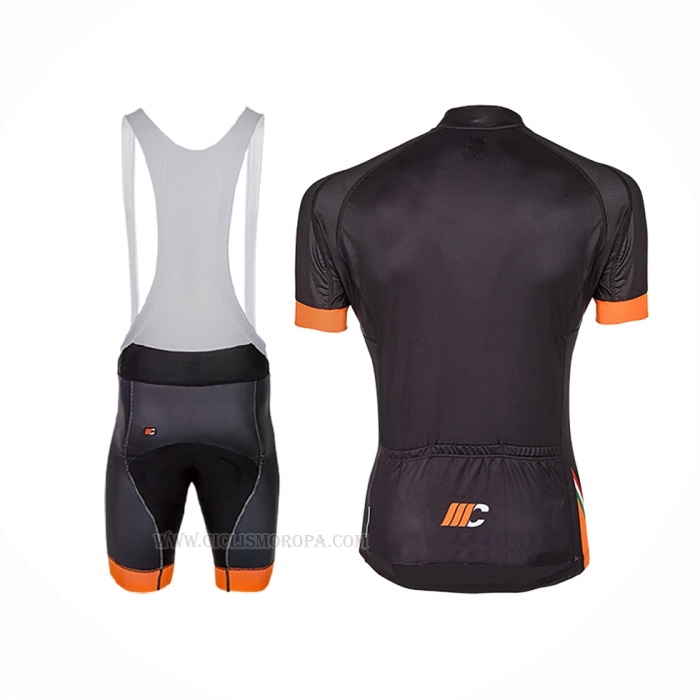 2018 Ropa Ciclismo Cipollini Easy Negro Naranja Mangas Corta y Culotte Corto