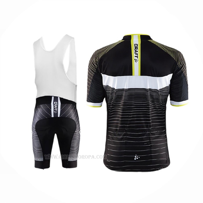 2017 Ropa Ciclismo Craft Negro Mangas Corta y Culotte Corto