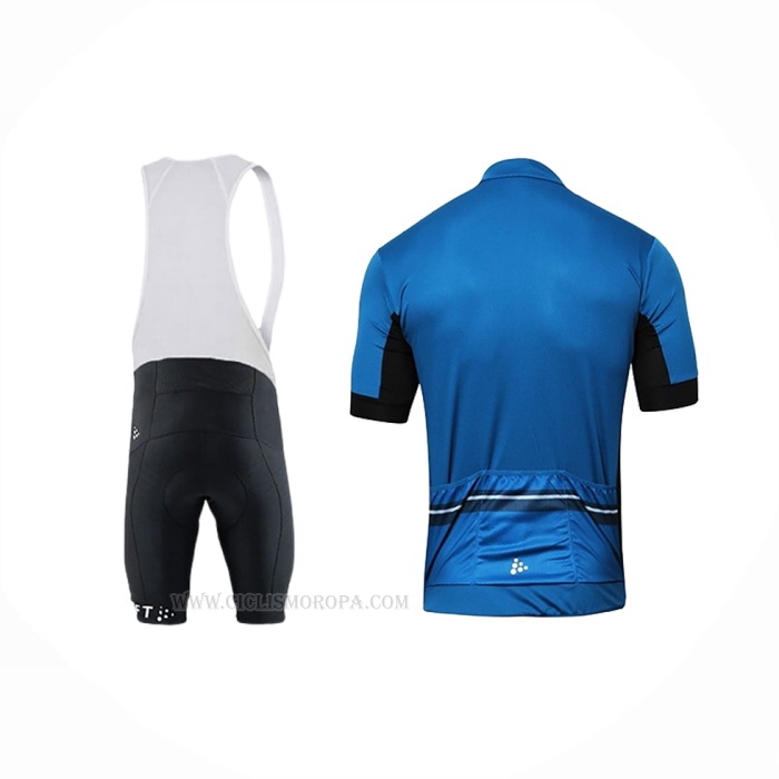 2018 Ropa Ciclismo Craft Azul Mangas Corta y Culotte Corto