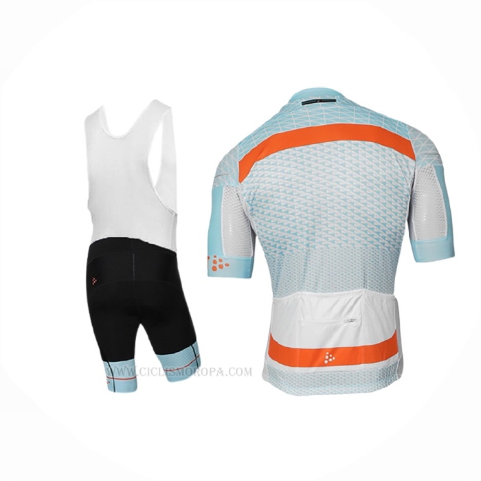2018 Ropa Ciclismo Craft Route Luz Azul Mangas Corta y Culotte Corto