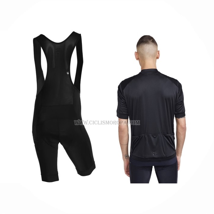 2023 Ropa Ciclismo Craft Apagado Negro Mangas Cortas y Culotte Corto
